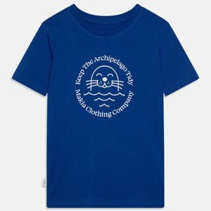 LAPPO - Print T-shirt - blue LAPPO - Print T-shirt - blue