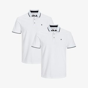 2ER PACK PAULOS SLIM FIT - Polo shirt - weiß 2ER PACK PAULOS SLIM FIT - Polo shirt - weiß
