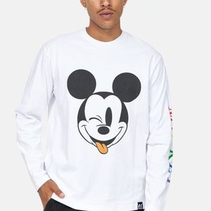 DISNEY MICKEY - Long sleeved top - white DISNEY MICKEY - Long sleeved top - white