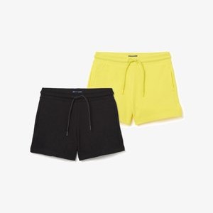 2 PACK IN REGULAR FIT - Tracksuit bottoms - black/yellow 2 PACK IN REGULAR FIT - Tracksuit bottoms - black/yellow