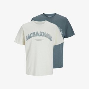 2ER-PACK LOGO RUNDHALSAUSSCHNITT - Print T-shirt - antique white 2ER-PACK LOGO RUNDHALSAUSSCHNITT - Print T-shirt - antique white
