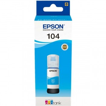 Заправка чернил Epson Nº 104 Циановый