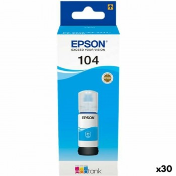 Заправка чернил Epson Nº 104 Циановый