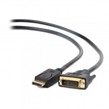 Адаптер для DisplayPort на DVI GEMBIRD CC-DPM-DVIM-6 1080 px (1,8 m) Чёрный