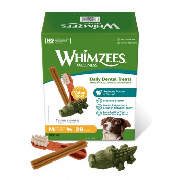Влажный корм Whimzees Daily Dental Treats 28 штук