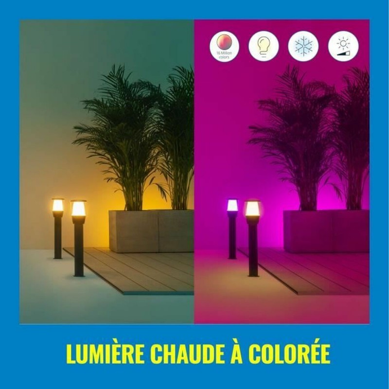 Солнечный светильник Wiz Elpas Чёрный 400 lm