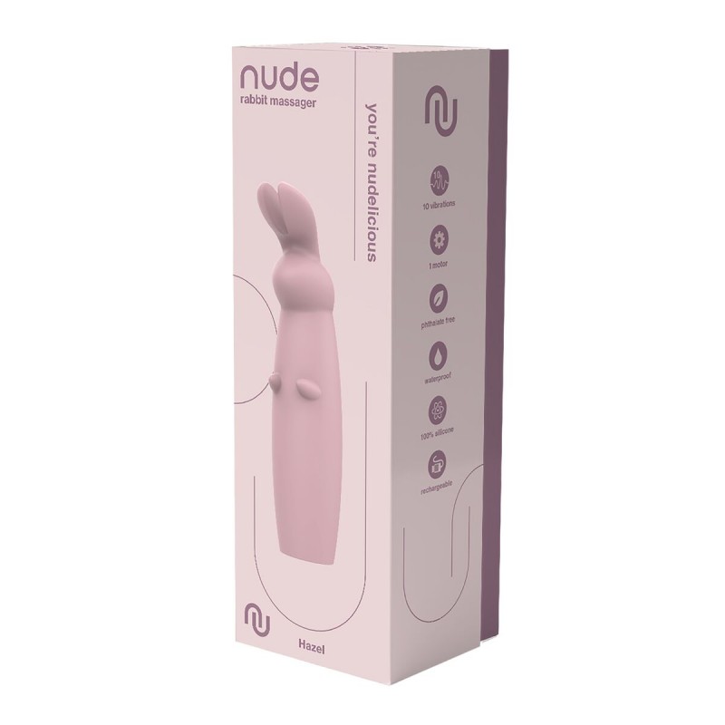 Минивибратор Dream Toys Nude Hazel Rabbit