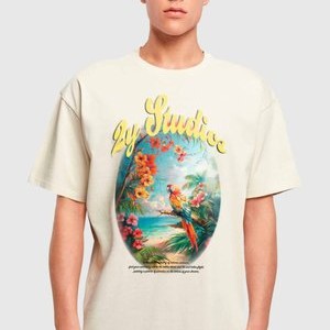 PARADISE - Print T-shirt - sand PARADISE - Print T-shirt - sand