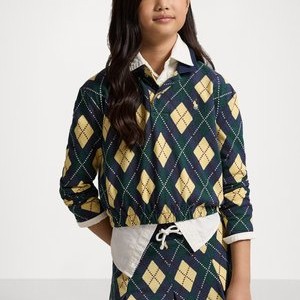 ARGYLE STRETCH MESH POLO SHIRT & SKORT - A-line skirt - taupe ARGYLE STRETCH MESH POLO SHIRT & SKORT - A-line skirt - taupe