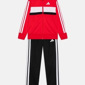 TIBERIOERIO JUNIOR UNISEX - Tracksuit - pure ruby/white TIBERIOERIO JUNIOR UNISEX - Tracksuit - pure ruby/white