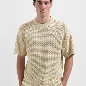 Print T-shirt - sand Print T-shirt - sand