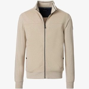 Zip-up sweatshirt - beige Zip-up sweatshirt - beige
