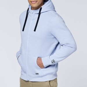 KAPUZEN MIT -LOGO - Zip-up sweatshirt - brunnera blue KAPUZEN MIT -LOGO - Zip-up sweatshirt - brunnera blue