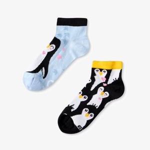 1 PAAR MIT 2 UNTERSCHIEDLICHEN DESIGNS MOTIV PINGUIN - Socks - mehrfarbig 1 PAAR MIT 2 UNTERSCHIEDLICHEN DESIGNS MOTIV PINGUIN - Socks - mehrfarbig