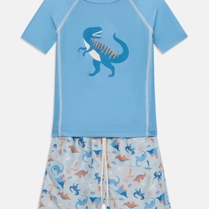 UV PROTECTION SWIM DINO SET - Swimming shorts - blue UV PROTECTION SWIM DINO SET - Swimming shorts - blue