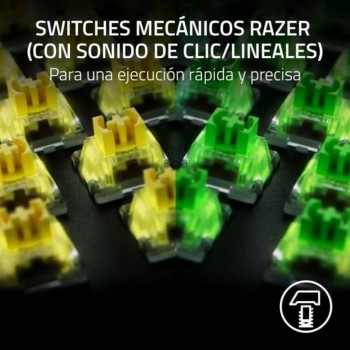 Клавиатура Razer BlackWidow V4 X Yellow Switch Чёрный