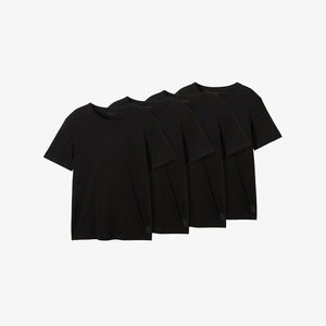 4 PACK T-SHIRTS - Basic T-shirt - black 4 PACK T-SHIRTS - Basic T-shirt - black