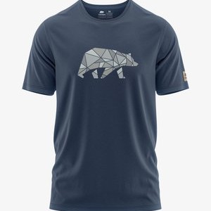 ESPENSON - Print T-shirt - dunkelblau grau ESPENSON - Print T-shirt - dunkelblau grau
