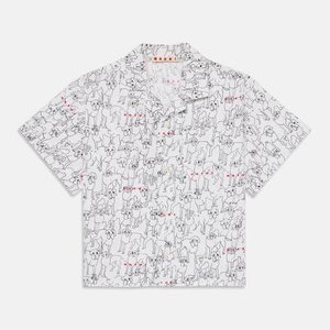 UNISEX - Button-down blouse - white