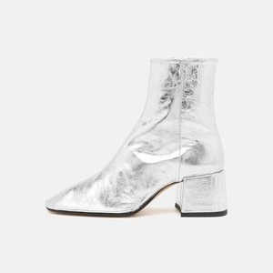 TARA - Classic ankle boots - silver TARA - Classic ankle boots - silver