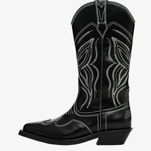 Cowboy/biker ankle boot - black Cowboy/biker ankle boot - black