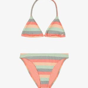 ESSENTIALS TRIANGLE SET - Bikini - stipple stripe ESSENTIALS TRIANGLE SET - Bikini - stipple stripe