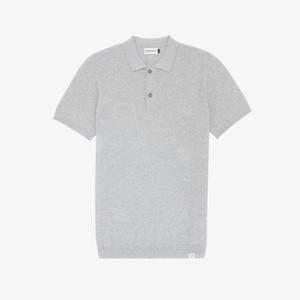 Polo shirt - grau meliert