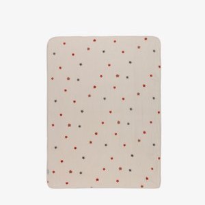 BLUMEN - Muslin blanket - ecru BLUMEN - Muslin blanket - ecru