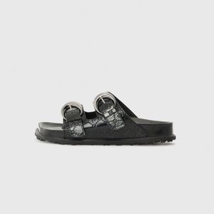 MOONOGRAM EMBOSSED - Mules - black MOONOGRAM EMBOSSED - Mules - black