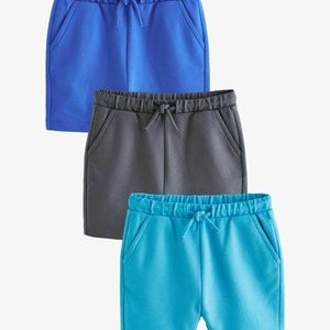 3 PACK - REGULAR FIT - Tracksuit bottoms - blue teal mineral