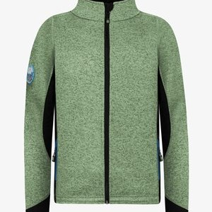 KNITTED JACKET STRICKJACKE FLEECEJACKE - Light jacket - grün KNITTED JACKET STRICKJACKE FLEECEJACKE - Light jacket - grün