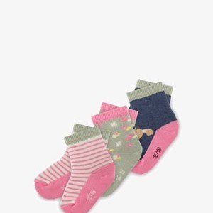 3ER PACK FUNNY DOG - Socks - grün rosa blau