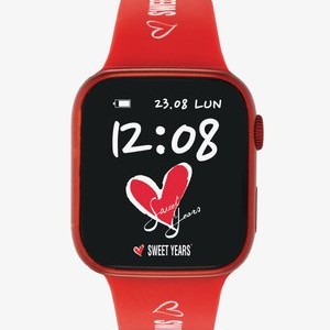 HEART 44 38MM - Smartwatch - red/white HEART 44 38MM - Smartwatch - red/white