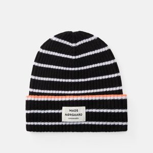 YOTA ANJU STRIPE - Beanie - black/vanilla ice YOTA ANJU STRIPE - Beanie - black/vanilla ice