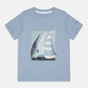 3 SAIL TEE - Print T-shirt - light blue