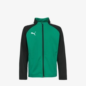 TEAMLIGA  - Training jacket - pepper green / puma black TEAMLIGA  - Training jacket - pepper green / puma black