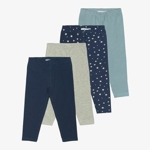BASIC MULTI PACK 4 - Leggings - Trousers - blue