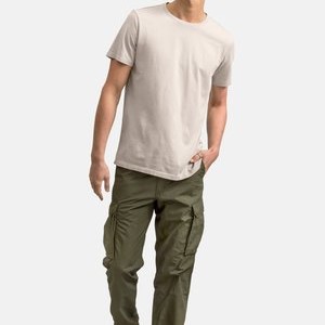 CREW NECK REGULAR FIT - Basic T-shirt - bone CREW NECK REGULAR FIT - Basic T-shirt - bone