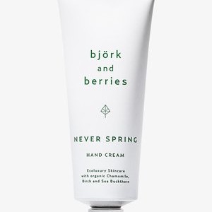 BJÖRK & BERRIES HANDPFLEGE NEVER SPRING HAND CREAM - Hand cream - transparent BJÖRK & BERRIES HANDPFLEGE NEVER SPRING HAND CREAM - Hand cream - transparent