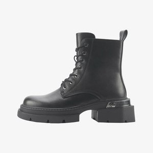 CHARO - Platform ankle boots - black
