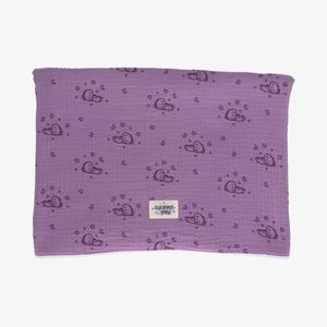 Babydecke Schlummerhase - Muslin blanket - lilac Babydecke Schlummerhase - Muslin blanket - lilac