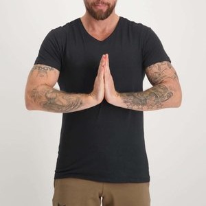 YOGA MOKSHA - Basic T-shirt - urban black YOGA MOKSHA - Basic T-shirt - urban black
