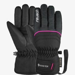 TEDDY GORE-TEX - Gloves - blck melang pink glo TEDDY GORE-TEX - Gloves - blck melang pink glo