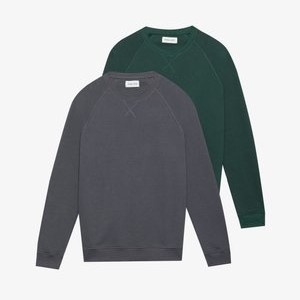 2 PACK - Sweatshirt - dark green/dark grey 2 PACK - Sweatshirt - dark green/dark grey