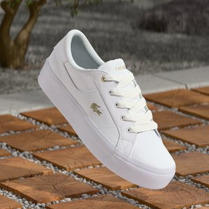 ZIANE PLATFORM 124 - Trainers - white/gold ZIANE PLATFORM 124 - Trainers - white/gold