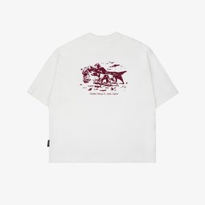 DRIFT HUNT - Print T-shirt - off white DRIFT HUNT - Print T-shirt - off white