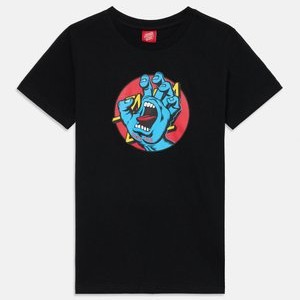 YOUTH HAND DOT FRONT UNISEX - Print T-shirt - black YOUTH HAND DOT FRONT UNISEX - Print T-shirt - black