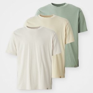 3 PACK - Basic T-shirt - whitecap gray/wood ash/sea spray 3 PACK - Basic T-shirt - whitecap gray/wood ash/sea spray