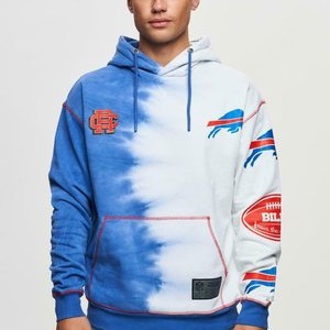 BILLS NFL INK DYE EFFECT - Hoodie - weiss BILLS NFL INK DYE EFFECT - Hoodie - weiss