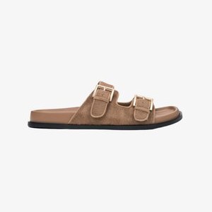 Z SZEROKIMI REGULOWANYMI PASKAMI - Mules - brown Z SZEROKIMI REGULOWANYMI PASKAMI - Mules - brown